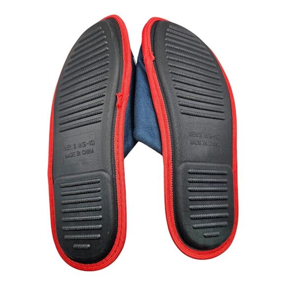 New England Patriots NFL American Football Logo Mens Slide Slippers SZ M NWT - Picture 4 of 8